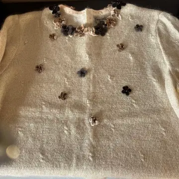 VICE VERSA 아이보리 니트 앙상블