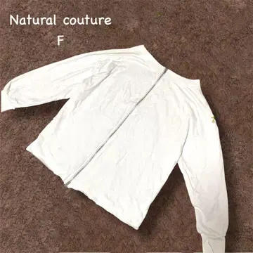 내추럴 꾸뛰르 [ F ] 지퍼 긴팔 티셔츠 점퍼 코튼