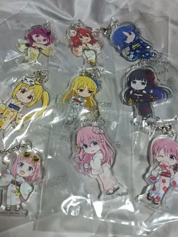 봇치 더 록 제일복권 L상 아크릴 참 전 9종 컴플리트 세트