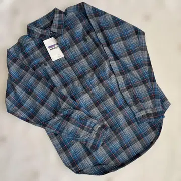 택 포함 Patagonia 오가닉 코튼 긴팔 플란넬 셔츠 XS 남성용