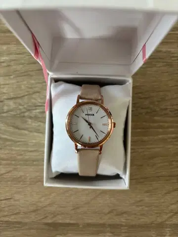 Wicca KPS-166-10 베이지 손목시계 솔라 배터리