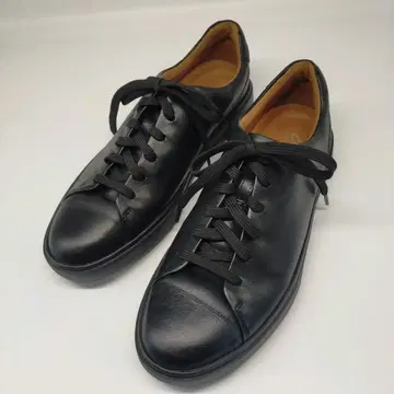 새상품급 clarks 클락스 앙코스타 레이스 스니커즈 가죽 블랙