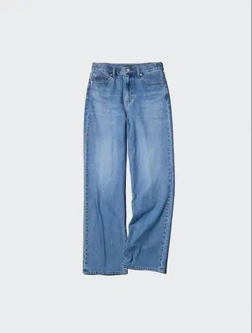 UNIQLO 와이드 스트레이트 청바지 긴 길이 36 사이즈 미사용 새상품