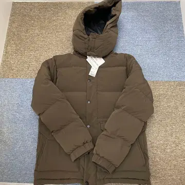 벌키 다운 자켓 브라운 S 사이즈 다운 자켓