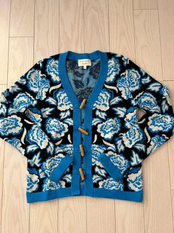 LAURA ASHLEY 꽃 패턴 니트 가디건 SIZE 1