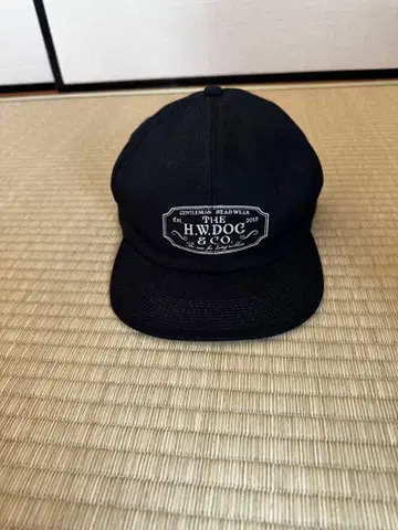 H.W.DOG & CO. 블랙 캡