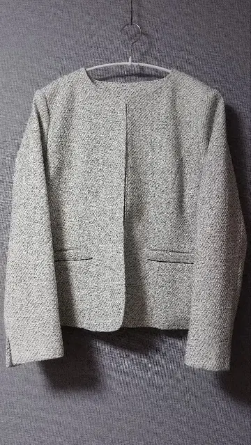 ikka 팬시 트위드 자켓