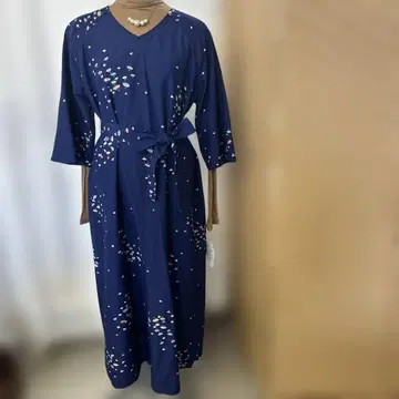 워셔블 기모노 원피스