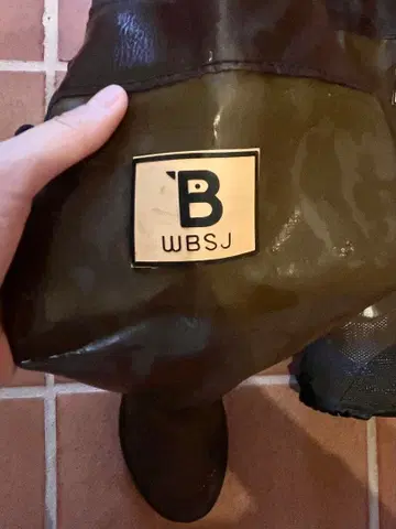 B WBSJ 올리브 그린 장화 일본야조회