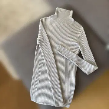 플라스테 리브 터틀 니트 울 실크 라이트 블루 M