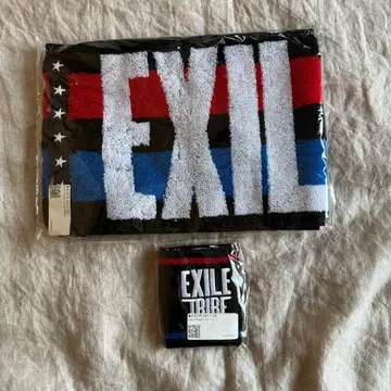 EXILE 머플러 타월 리스트 밴드 세트