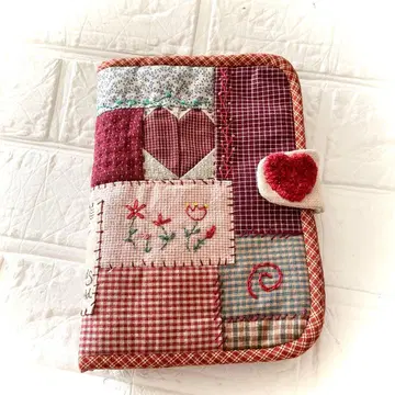 약 수첩, 통장 지갑, 컨트리, 핸드메이드, 패치워크