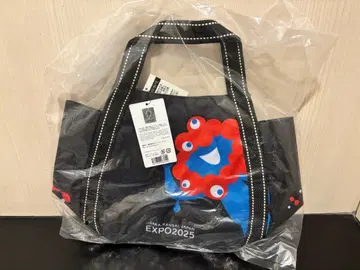 EXPO2025 오사카 만박 미야쿠미야쿠 미니 벌룬 토트백 블랙