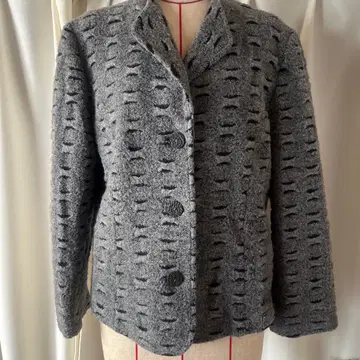 그레이 자켓 y2k 페어리 그런지 그런지 다크코어 헤이세이 갸루