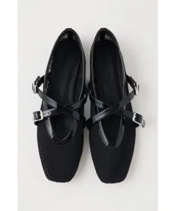 [ moussy ] SHEER BALLET 신발 블랙 L 사이즈