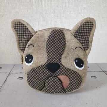 패치워크 강아지 파우치