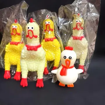 울부짖는 닭 캡슐 토이 가챠가챠 가챠폰 이미지 전부 포함 5종 세트