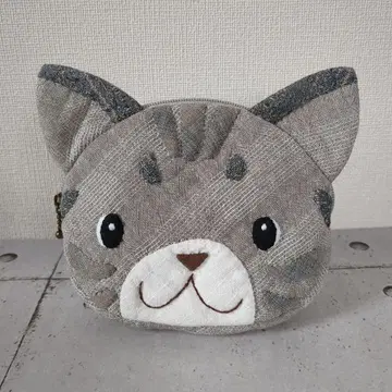 패치워크 고양이 파우치