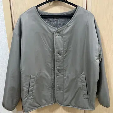 새상품급! Sonny Label [WEB 한정판] 리버서블 보아 블루종