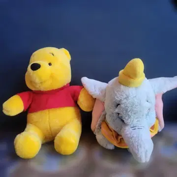 도쿄 디즈니 리조트 봉제 인형 곰돌이 푸 덤보 묶음 판매