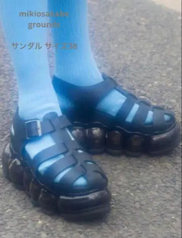 mikiosakabe grounds 구르카 샌들 38 블랙