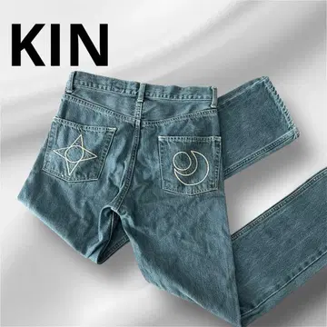 KIN 자수 포켓 스트레이트 데님 KIN 사이즈 2