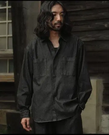 LIGHT DENIM SHIRT shiun xs 와무