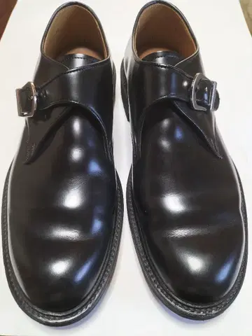 REGAL 블랙 더블 몽크 스트랩 신발