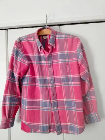 SUGAR CANE 체크 무늬 플란넬 셔츠 M 사이즈