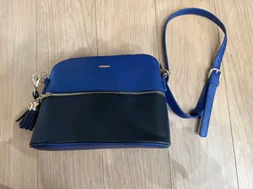 파랑과 검정의 숄더백