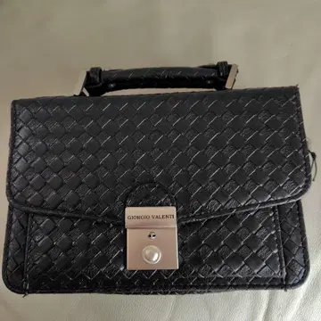 조르지오 발렌티 블랙 클러치백