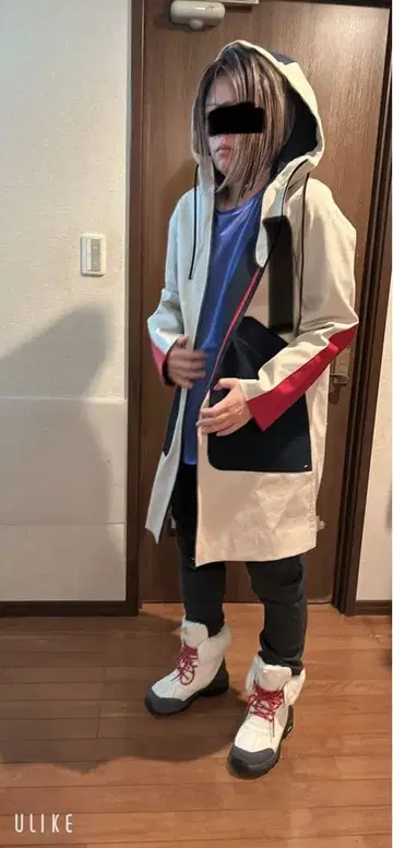 TOMMY HILFIGER 후드 부착 점퍼 S