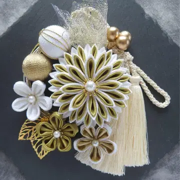 츠마미자이쿠 머리 장식 졸업식 결혼식 성인식