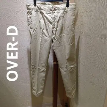 OVER/D 코튼 팬츠 (48) 남성용 L
