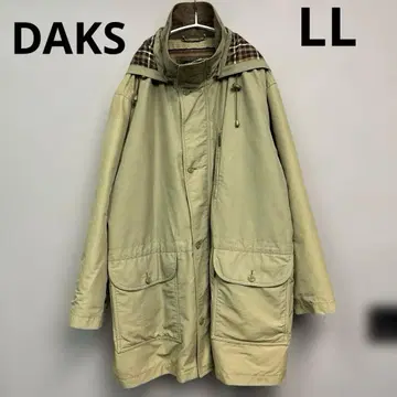 닥스 하우스 체크 LL 모즈 코트 자켓 마운틴 파카