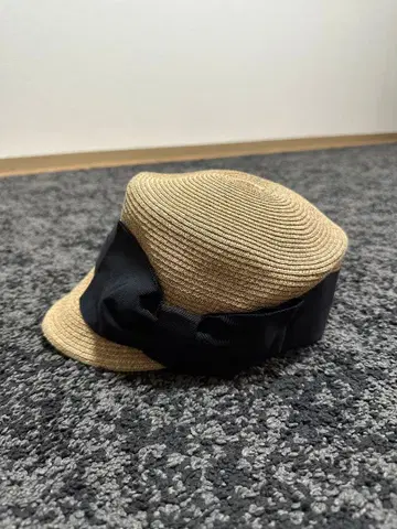 ca4la 스트로우 햇 베이지와 블랙 일본제
