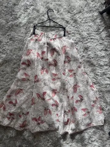 index 꽃무늬 플레어 스커트 M 사이즈