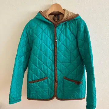 라벤햄 클레이던 후드 부착 퀼팅 자켓