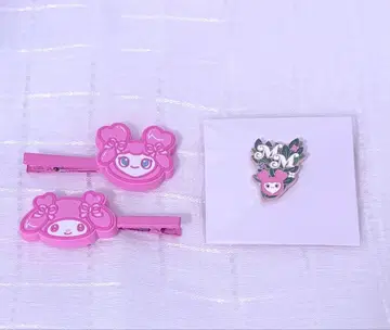 TWICE 모모 산리오 헤어 클립 마이멜로디 모브리