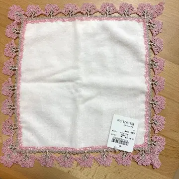 치카자와 레이스 타월 손수건 벚꽃길