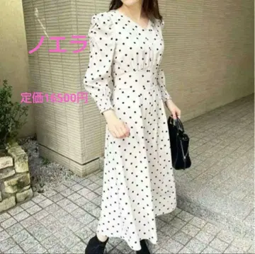 노엘라 패턴 원피스 정가 16500엔 새상품급