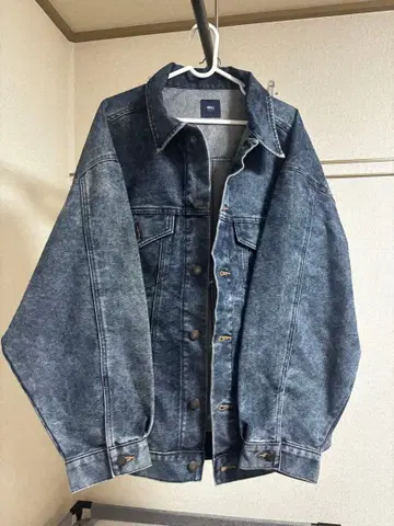 MN.L 다크 데님 오버 사이즈 자켓