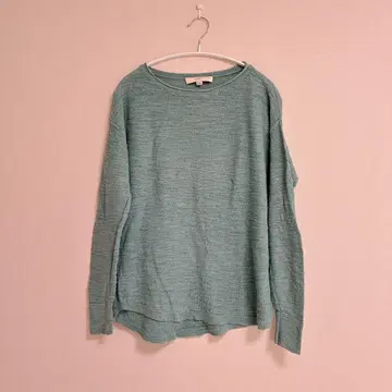 새상품급 민트 그린 긴팔 니트 스웨터 [ S ]