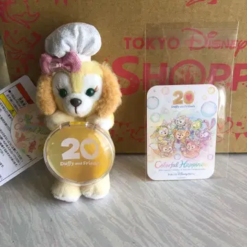 새상품 쿠키 앤 봉제 인형 참 컬러풀 해피니스 20주년 씰 1장