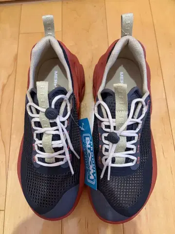 MERRELL 네이비/오렌지 스니커즈