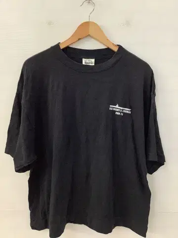 12.1 A189T 글로벌 티셔츠 블랙 백프린트 XL