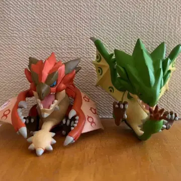 몬스터 헌터 후리후리 마스코트 키체인 리오레우스 & 리오레이아