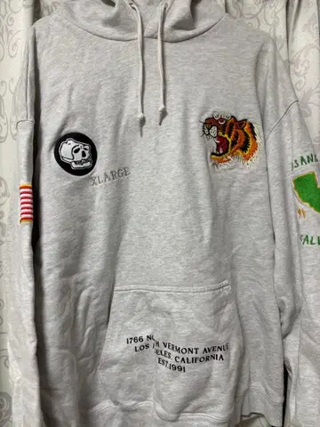 XLARGE 후드티