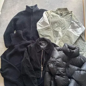 남성용 의류 아우터 묶음 판매