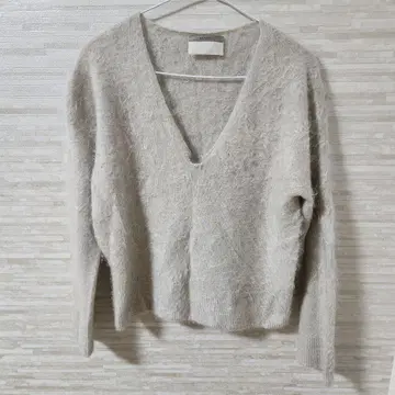 enrica 엔리카 캐시미어 100% 긴팔 니트 V넥